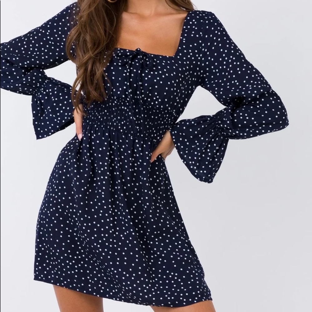 Princess Polly vertigo blues mini dress